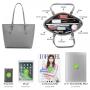 Lovevook High quality wholesale 3 in 1 set crossbody bag popular PU leather ladies tote bags women shoulder handbag set