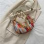 Crocodile Stripe Wholesale Women Handbags Metal Chain Handbag Factory Rainbow Designer Shoulder Bags