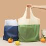 Portable foldable large capacity grocery shopping bag waterproof environmentally friendly supermarket tote shopping bag