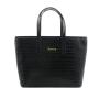 New Designer Custom Logo Satchel Handbags Tote Bag Black Pu Leather Shoulder Crossbody Top Handle Purse with Zipper Handbags