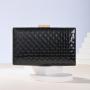 New Arrival Clutch Handbag Shoulder Crossbody Bags Wedding Party Fashion Woven Texture PU Square Evening Bags For Woman