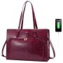 2022 LOVEVOOK new arrival tote bags custom famous designer women hand bags fashion USB 15.6 laptop Briefcase women laptop bags