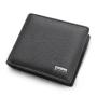 XL002 Best Selling Men's Short Leather Wallet Accept Customized Logo Genuine Leather Soft Comfortable Triple Folding Billfold