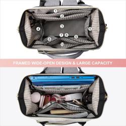 Lovevook Women School Backpacks 14 15.6 17 Inch Travel Bag with USB Charging Port Teenager Travel Laptop Backpack Bags for Women