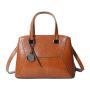 Wholesale New Fashion Ladies Purse Large Capacity Genuine Leather Oil Wax Cowhide Handbags Woman Shoulder Hand Bags Crossbody