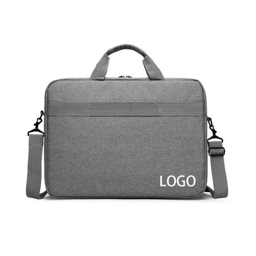 Custom Logo Portable Solid Color Simple 15.6 inch Business Briefcase Laptop Sleeve Case with Adjustable Shoulder