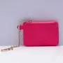 Low Moq Candy Color Small Customized Key Case Colorful Coin Purse Nylon Classic Zipper Mini Travel Keychain Wallet
