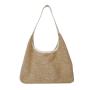 Summer new popular ladies handbag woven bag fashionable foreign style shoulder tote bag seaside travel beach straw bag
