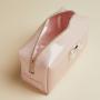 Custom Travel Accessory Toiletry Cosmetic Bag Perfect Gift Bag Leak Resistant PVC Rubber Shiny Bow Cosmetic Bags for Women