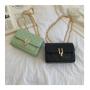 Cheap Women's Chain Bgas Fashion Pu Leather Small Ladies Shoulder Bags Female Solid Color Crossbody Bags for Women