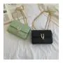 Cheap Women's Chain Bgas Fashion Pu Leather Small Ladies Shoulder Bags Female Solid Color Crossbody Bags for Women