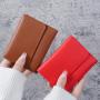 ZX053 Women PU Leather Multi Card Hasp Coin Purse Short Wallet Designer Women Purse Wallet Card Holder Folding Card Bag