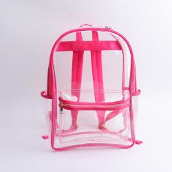 Boys Girls Large Capacity Heavy Duty Game Day Clear Bags Women Men Stadium Approved Bags Casual Sports Backpacks PVC Backpack