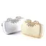 New dress with one shoulder slanted hanging handbag evening bags women's clutch bag