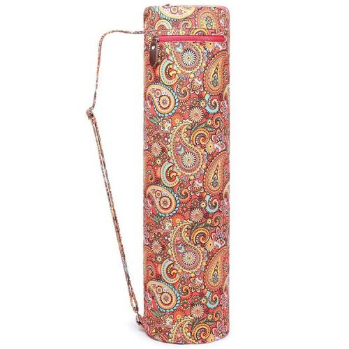 New eco friendly custom Printed private label canvas tote yoga mat bag for gym manufacturers