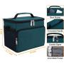 Family Travel Picnic Drink Fruit Food Fresh Thermal Insulated Women Men Cooler Bento Lunch Box Tote Bag