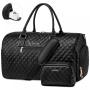 Wholesale waterproof fashion durable bag men leather travel cabin bags large outdoor travelling duffel weekender bag woman