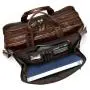 Big Men's Leather Travel Handbag Full Grain Cow Hide Shoulder Bag For Men