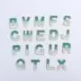 Factory Digital Toothbrush Embroidery Chenille Initial Patches Self Adhesive 26 Alphabets Patch Gradient Single Letter Patches