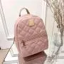 New Hot Sale School Bag Fashion Rhombus Plaid Backpack Pu Leather Mini Shoulder Bags for Women