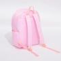Stock No MOQ Baby Pink Stylish College School Water Resistant Casual Daypack Women Girls Solid Color Backpacking Bags