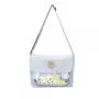 Large Capacity Japanese Style Kawaii Single Shoulder Ita Bag Cute Girl's Tote Bag PVC Window Bags