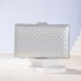 New Arrival Clutch Handbag Shoulder Crossbody Bags Wedding Party Fashion Woven Texture PU Square Evening Bags For Woman