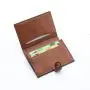 Slim credit card holder bifold wallet custom high quality genuine leather minimalist wallet for men