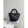 New PU Soft Leather Tote Bag Padded Cloud Bag Large-Capacity Hand Bag Simple 2024 Autumn Winter Handbag for Women