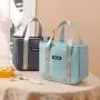 Gelory Lunch Box Tote Bag Thermal Insulation Large-capacity Aluminum Foil Thickened Lunch Bag Office Worker With Meal Bag