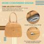 Tyvek Lunch Bag for Women Insulated Lunch Box Durable Leakproof Paper Reusable Lunch Tote Bags for Work Picnic Travel Hiking