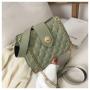 2023 Winter New Fashion Messenger Bag Thread Large Capacity Rivet Bag for Ladies Single Shoulder Chain Small Square Bag
