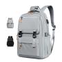 ZF096 New Casual Shoulder Bag Men Outdoor Waterproof Travel Backpack Oxford Cloth Laptop Bag Student Schoolbag USB Port