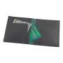 Vegetable Tanned Leather Wallet Men Bi-fold Travel Card Holder