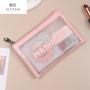 Novation Travel Wash Zipper Toiletry Pouch Set Pvc Makeup Organizer Cosmetic Bags Cases Transparent Customize Clear Waterproof
