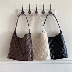 Large Soft Pu Leather Diamond Single Shoulder Bag Fashion Classics Designer Tote Bag Luxury Tote Bags With Custom Printed Logo