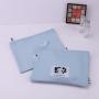 Custom Logo Printing Cotton Canvas Zipper Cosmetic Bag Organic Gift Makeup Canvas Pouch
