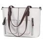 LOVEVOOK Fashion vintage PU Leather Tote Bags Top-Handle Elegant Ladies Handbag Designer Shoulder Bag Women laptop handbags