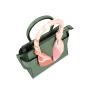 Ladies silk scarf decoration shoulder bag small square tote bag zipper portable handbag wing bag
