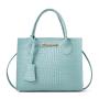 2022 New Style Summer And Autumn Bag New Women's Crocodile Platinum Portable Zero Wallet Personalized Metal Logo Bag