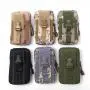 ZR747 New Outdoor Waist Bag Belt Sports Men Shoulder Crossbody Bag Riding Waistpack Canvas Waterproof Chest Phone Bag Travel War