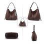 LOVEVOOK&REALER Women Lady PU/CANVAS Leather Handbag Shoulder Messenger Bag Tassels Evening Tote Hobo Bag.