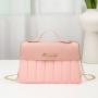 Wholesale Pressure Lattice Portable Small Square Bag 2022 Lady Magnetic Button Handbag Fresh Stylish Pu Leather Shoulder Bag