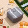 Gelory Lunch Box Tote Bag Thermal Insulation Large-capacity Aluminum Foil Thickened Lunch Bag Office Worker With Meal Bag