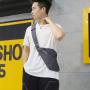 Travel Casual Cross Body Shoulder Bag Portable Custom Sports Motorcycle Cycling Sling Chest Bags For Men