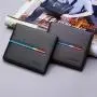 ZR194 New Men's PU Short Wallet Korean Version Horizontal Ribbon Contrast Fashion Student Wallet Wholesale