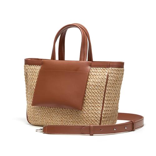 New Large Straw Beach Bags Bali Fashion Seagrass Straw Beach Sea Tote Bag For Women Taschen String Handbags For Beach