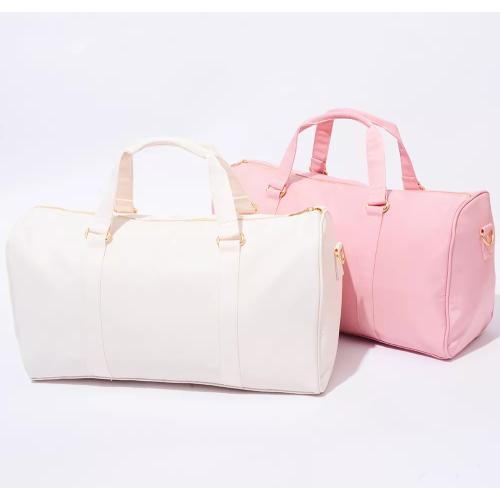 Portable Handbag Large Capacity Sports Gym Travel Bag Weekend Overnight Foldable Waterproof Travel Nylon Duffel Bag with Strap