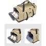 LX050 Custom Outdoor Waterproof Men Duffel Luggage Travel Bag Horizontal Version Cover Simple Shoulder Crossbody Sport Bag