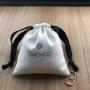 Custom Logo Drawstring Bags Jewelry Pouch Gift Cotton Canvas Packaging Bag